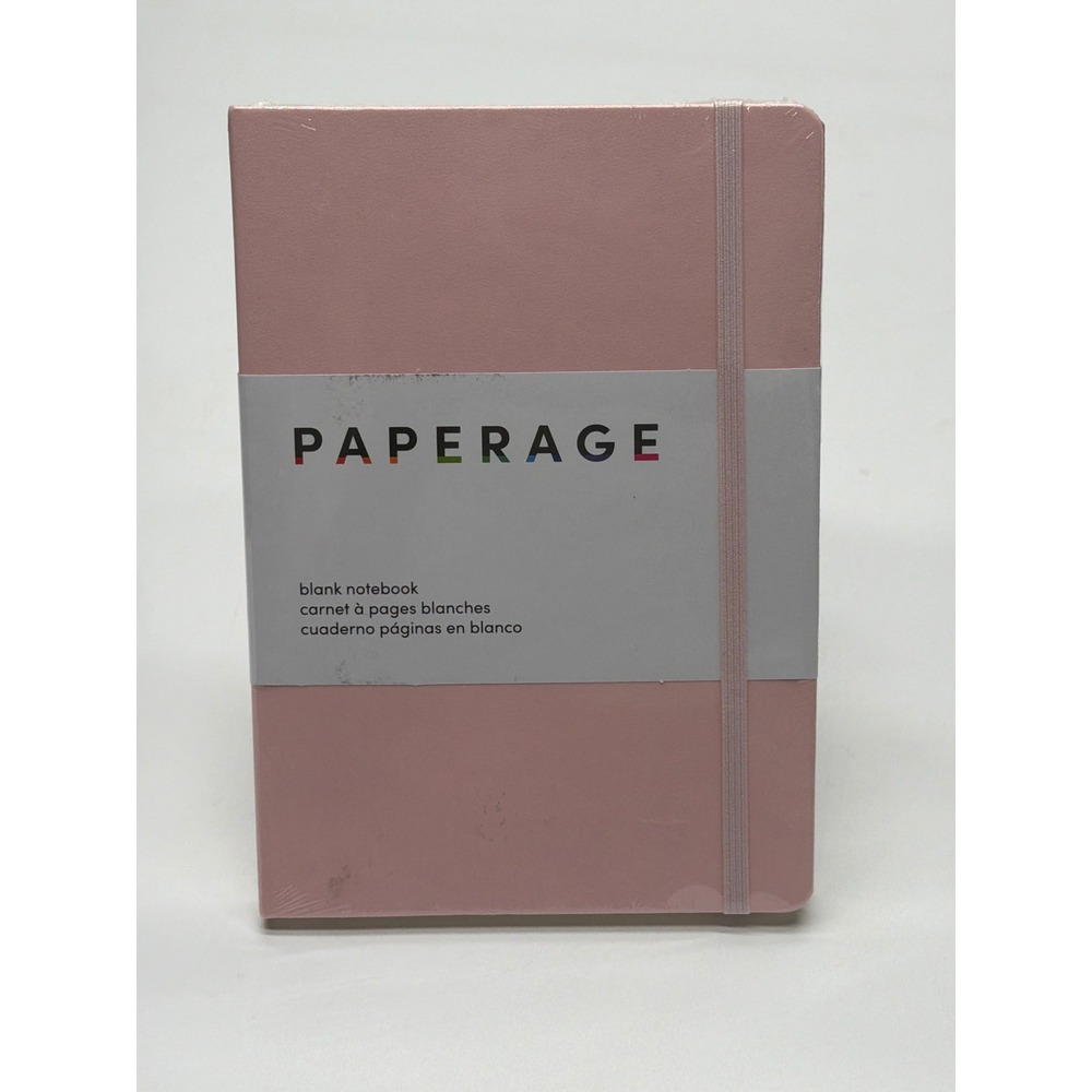 Paperage Blank Notebook Blush Pink Hardcover Journal 160 Pages 5.6x8 88119 NEW